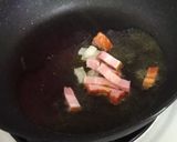 新野菜「あすっこ」とベーコンでパスタ作り方3写真