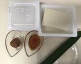 胡瓜と梅納豆の冷奴作り方1写真
