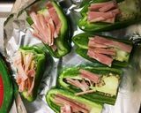 ５分で1品おかず♡ピーマンのチーズ焼き作り方2写真