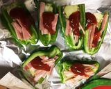 ５分で1品おかず♡ピーマンのチーズ焼き作り方3写真
