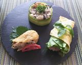 ひじき蓮根と玄米ご飯のサラダ風作り方3写真