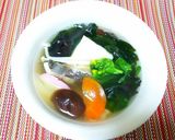 鱈と残り野菜のスープ中華風作り方3写真