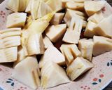 タケノコと豚バラの和風揚げ煮♪作り方1写真