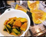 Minaさん家の〝鶏そぼろカボチャ煮〟作り方1写真