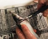 キッチンバサミ使用 簡単な魚のおろし方作り方1写真