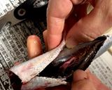 キッチンバサミ使用 簡単な魚のおろし方作り方3写真
