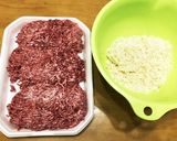 今日の夕飯17 煮込みハンバーグ作り方1写真