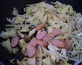 カレー味の焼きそば作り方3写真