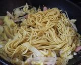 カレー味の焼きそば作り方4写真