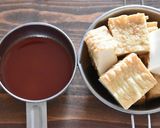 厚揚げ豆腐のケチャップ焼き作り方1写真