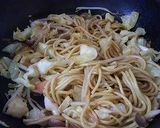 カレー味の焼きそば作り方5写真