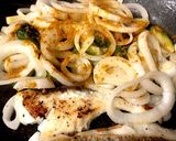 新玉ねぎ1人1個食べる タラのムニエル作り方4写真