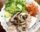 豚肉、キムチ、カイワレ作り方4写真