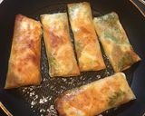 海老と大葉とチーズの春巻き作り方6写真