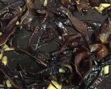 鯖缶と水菜とキクラゲの健康サラサラだ♪作り方4写真