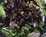 鯖缶と水菜とキクラゲの健康サラサラだ♪作り方5写真