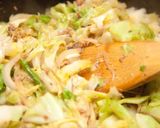 サバと春野菜のピリ辛パスタ⁂缶詰で簡単作り方7写真