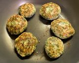 ひき肉と葉物野菜の超簡単ハンバーグ作り方4写真