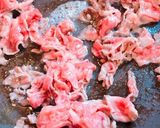 簡単！甘辛焼肉丼（白だしも）作り方4写真