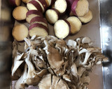 さつまいもと舞茸の炊き込みご飯作り方1写真