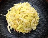 白菜のお好み焼き作り方3写真