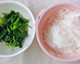 ほうれん草と新玉ねぎの中華風サラダ作り方1写真