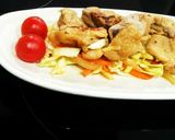 くせになるうま塩で鶏のさっぱり煮サラダ風作り方5写真