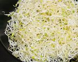 毎日の納豆●スプラウト＆あおさトッピング作り方1写真