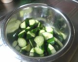 簡単♪きゅうりのごま油あえ作り方1写真