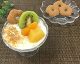 そばぼうろde簡単☘️ケーキ風ヨーグルト作り方3写真