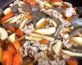 たけのこと豚肉の煮物☆しみ旨〜☆作り方3写真