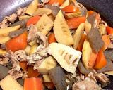 たけのこと豚肉の煮物☆しみ旨〜☆作り方4写真