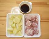 じゃがいもと鶏肉の照り焼き作り方1写真
