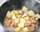 じゃがいもと鶏肉の照り焼き作り方4写真