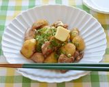 じゃがいもと鶏肉の照り焼き作り方5写真