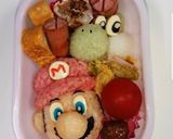 スーパーマリオ『マリオ&ヨッシー』弁当★作り方20写真