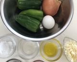 ピーマン肉詰めとチーズ肉団子作り方1写真