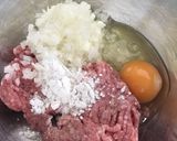 ピーマン肉詰めとチーズ肉団子作り方2写真