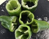 ピーマン肉詰めとチーズ肉団子作り方3写真
