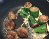 ピーマン肉詰めとチーズ肉団子作り方9写真