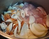鶏むね肉と竹輪とオニオンの煮しめ作り方3写真