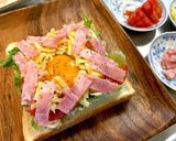 バルミューダでBLTエッグトースト☆作り方4写真
