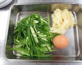 ネギまみれ！卵とじ丼作り方1写真