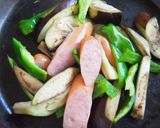 なすとピーマンウィンナーの夏野菜炒め作り方3写真