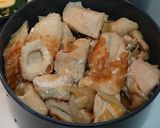 鶏むね肉と竹輪とオニオンの煮しめ作り方5写真