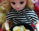 リカちゃんサイズ♡青やぎとろみスープꕤ*作り方1写真