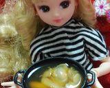 リカちゃんサイズ♡青やぎとろみスープꕤ*作り方8写真