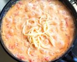 海老のトマトクリームパスタ作り方14写真