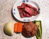 ハンパ野菜で肉豆腐作り方1写真