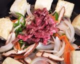 ハンパ野菜で肉豆腐作り方6写真